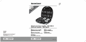 Manual SilverCrest IAN 103939 Donut Maker