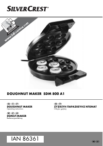 Manual SilverCrest IAN 86361 Donut Maker