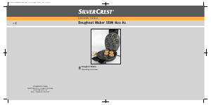 Handleiding SilverCrest SDM 800 A1 Donutmaker