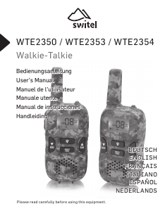 Bedienungsanleitung Switel WTE2353 Walkie-talkie