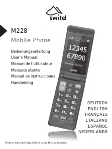 Manual de uso Switel M228 Teléfono móvil