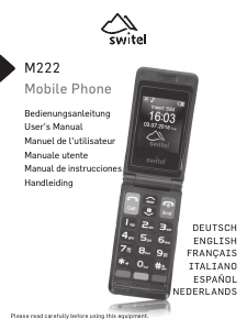 Manual de uso Switel M222 Teléfono móvil