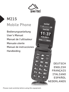 Manual de uso Switel M215 Teléfono móvil