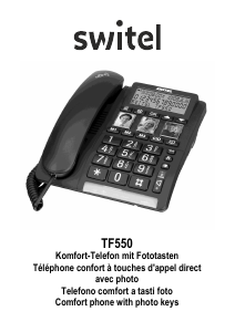 Mode d’emploi Switel TF550 Téléphone