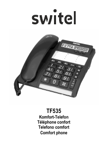 Bedienungsanleitung Switel TF535 Telefon