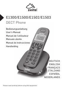 Bedienungsanleitung Switel E1503 Schnurlose telefon