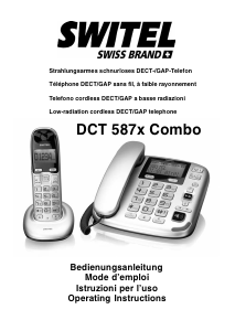 Bedienungsanleitung Switel DCT5872 Schnurlose telefon