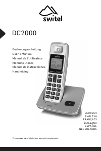 Bedienungsanleitung Switel DC2000 Schnurlose telefon