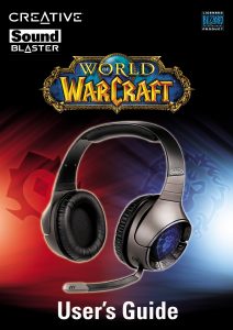 Mode d’emploi Creative Sound Blaster World of Warcraft Headset