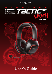 Mode d’emploi Creative Sound Blaster Tactic3D Wrath Headset