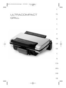 Käyttöohje Tefal GC300134 UltraCompact Kontaktigrilli