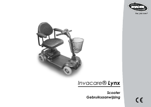 Handleiding Invacare Lynx Scootmobiel