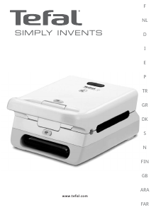 Kullanım kılavuzu Tefal SW320112 Simply Invents Izgara tost makinesi