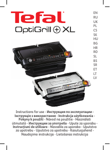 Manuál Tefal GC722834 OptiGrill+ XL Kontaktní gril