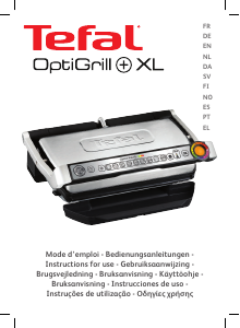 Manual de uso Tefal YY3870FB OptiGrill+ XL Grill de contacto