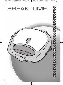 Kasutusjuhend Tefal SW614831 Break Time Kontaktgrill