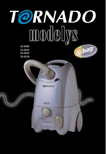 Mode d’emploi Tornado CA 6200 Modelys Aspirateur