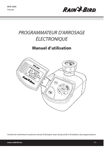 Mode d’emploi Rainbird WTD 2900 Programmateur d’arrosage