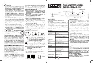 Mode d’emploi Torm MT-403S Thermomètre