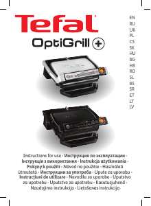 Instrukcja Tefal GC714834 OptiGrill+ Kontakt grill