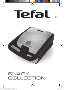 Посібник Tefal SW852D27 Snack Collection Контактний гриль