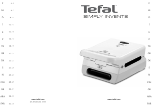 मैनुअल Tefal SW321812 Simply Invents कॉन्टेक्ट ग्रिल