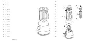 Rokasgrāmata Tefal BL52013E Blenderis