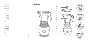 Manual Tefal BL100041 Principio Blender