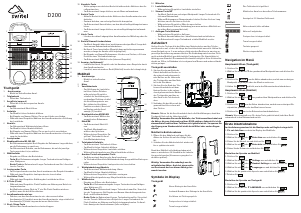 Mode d’emploi Switel D200 Téléphone sans fil