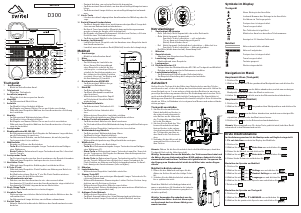 Mode d’emploi Switel D300 Téléphone sans fil