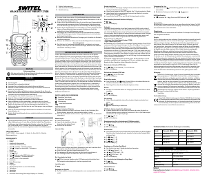 Manuale Switel WTF3700B Ricetrasmittente