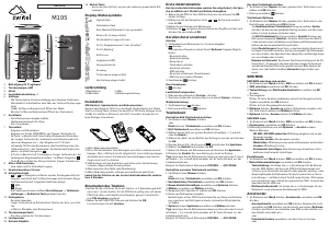 Mode d’emploi Switel M195 Téléphone portable