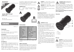 Manual SilverCrest IAN 291519 Car Charger