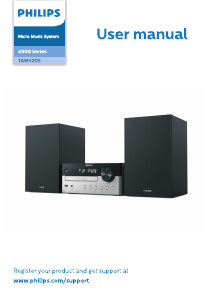 Manuale Philips TAM4205 Stereo set