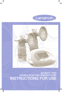 Manual de uso Lansinoh Affinity Pro Extractor de leche