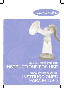 Manual de uso Lansinoh Comfort Express Extractor de leche