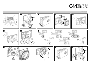 Crono termostato Honeywell cm507 Home J programmazione settimana 2 livelli