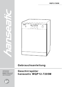 Bedienungsanleitung Hanseatic WQP12-7205M Geschirrspüler