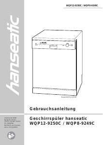 Bedienungsanleitung Hanseatic WQP12-9250C Geschirrspüler