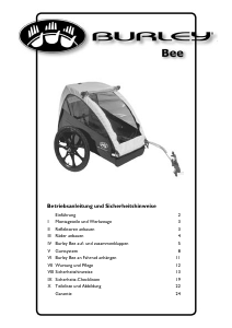 Bedienungsanleitung Burley Bee (2006) Fahrradanhänger