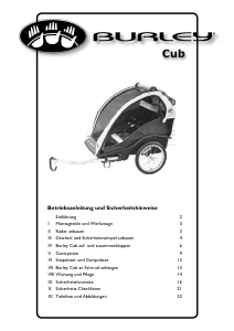 Bedienungsanleitung Burley Cub (2006) Fahrradanhänger