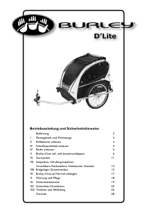 Bedienungsanleitung Burley DLite (2006) Fahrradanhänger