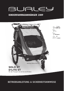 Bedienungsanleitung Burley DLite ST (2009) Fahrradanhänger