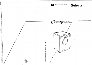 Manuale Candy SELECTA 41 XTR Lavatrice