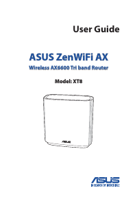 Manual Asus XT8 Router