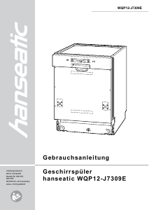 Bedienungsanleitung Hanseatic WQP12-J7309E Geschirrspüler