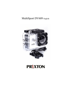 Manual Prixton DV609 Action Camera