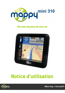 Mode d’emploi Mappy Mini 310 Système de navigation