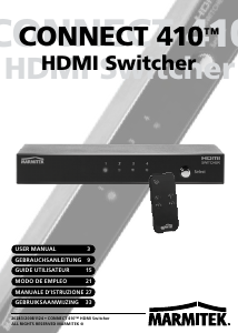 Manuale Marmitek Connect 410 Interruttore HDMI