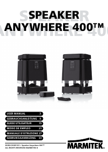 Mode d’emploi Marmitek Anywhere 400 Haut-parleur